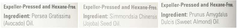 Now Foods Variety Moisturizing Oils Sampler: Sweet Almond, Avocado, and Jojoba Oils - 4oz. Bottles each - Image 3