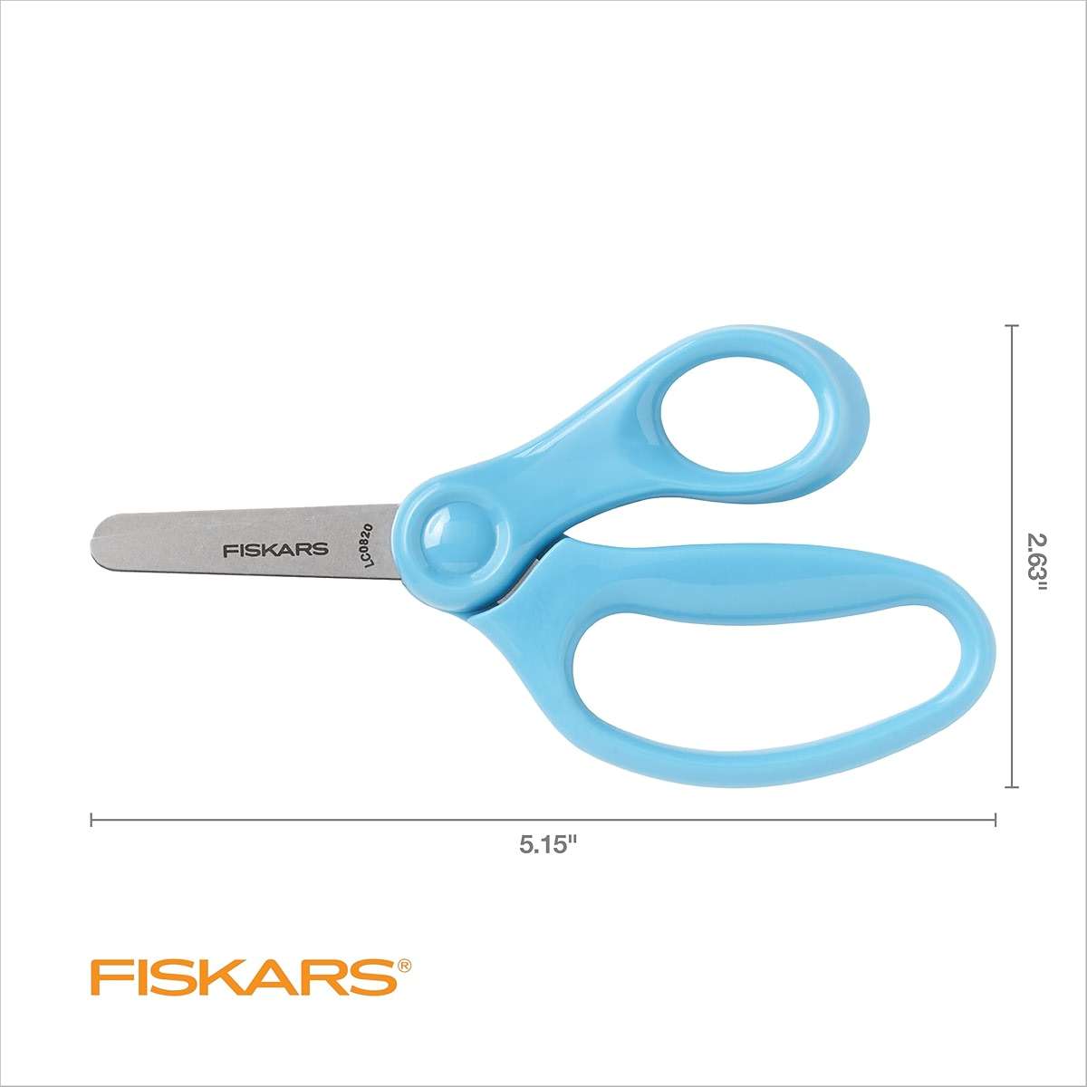 Fiskars 5" Blunt-Tip Scissors for Kids Ages 4-7 (3-Pack) - Scissors for School or Crafting - Back to School Supplies - Red, Blue, Turquoise - Image 2