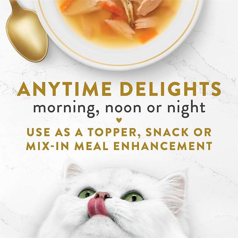 Purina Fancy Feast Lickable Wet Cat Food Broth Complement Classics Collection Variety Pack - (Pack of 12) 1.4 oz. Pouches - Image 6