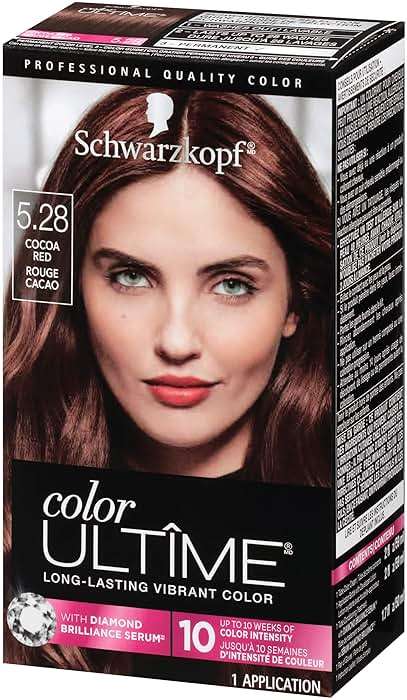 Schwarzkopf Color Ultime Hair Color Cream, 5.28 Cocoa Red (Packaging May Vary) - Image 1