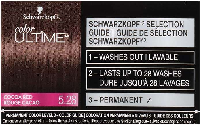 Schwarzkopf Color Ultime Hair Color Cream, 5.28 Cocoa Red (Packaging May Vary) - Image 12