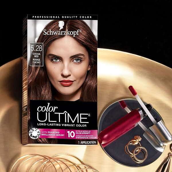 Schwarzkopf Color Ultime Hair Color Cream, 5.28 Cocoa Red (Packaging May Vary) - Image 7