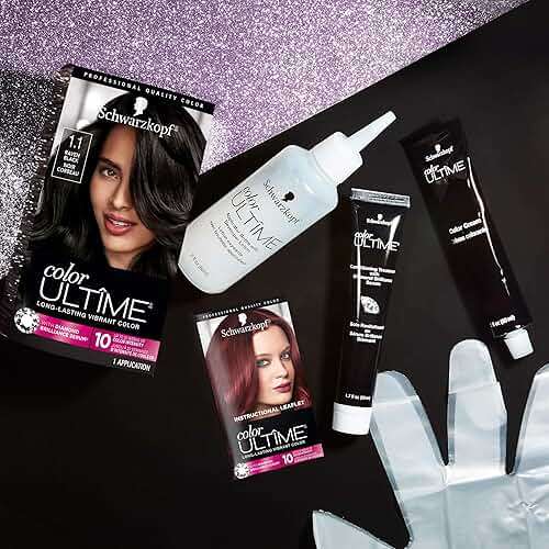 Schwarzkopf Color Ultime 1.1 Raven Black Hair Dye, Permanent Intense Black with Diamond Brilliance, Fade-Resistant, Covers Grays, All Hair Textures - Image 5