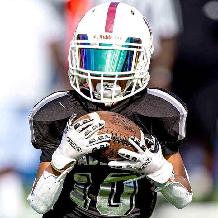 Battle Sports Ultra-Stick Wide Receiver Football Gloves - Adult & Youth Football Gloves - Image 3