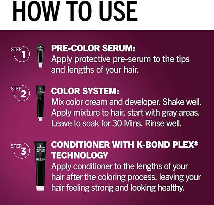 Schwarzkopf Keratin Permanent Hair Dye Cream, 5.3 Berry Brown, Professional Quality Color for Up to 100% Gray Coverage, Bond Enforcing System - Image 5