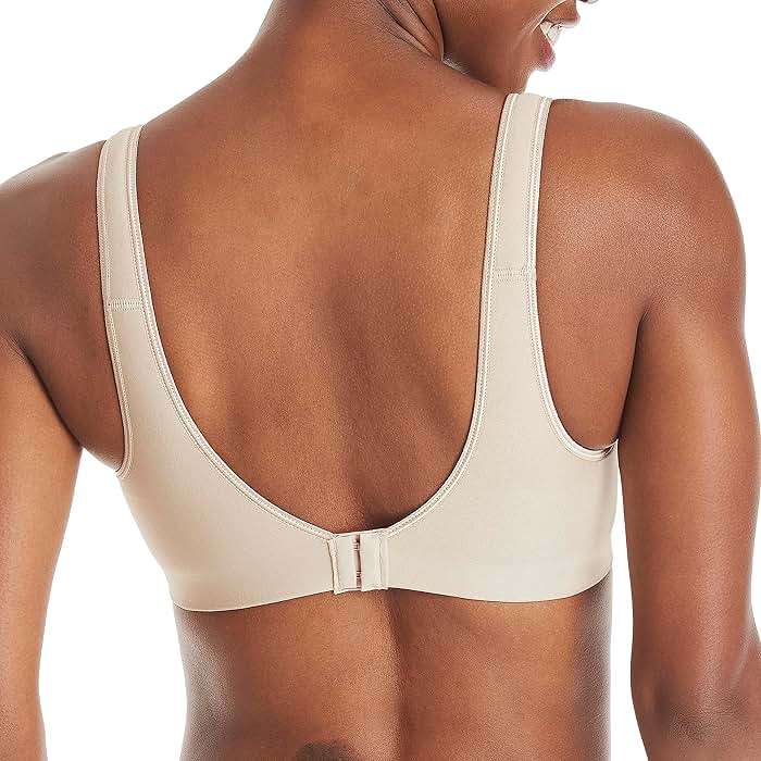 Hanes Women's Wireless Bra, Smooth Comfort Full-Coverage T-Shirt Bra for Women, Single Or 2-Pack - Image 3