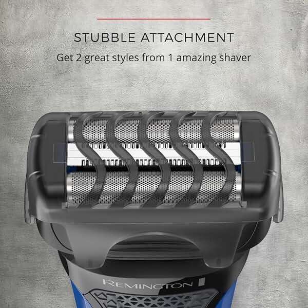 Remington Comfort Series Foil Shaver for Men, Electric Shaver, Pop-up Trimmer, Blue, PF7400E - Image 3