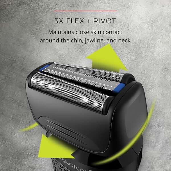Remington Comfort Series Foil Shaver for Men, Electric Shaver, Pop-up Trimmer, Blue, PF7400E - Image 4