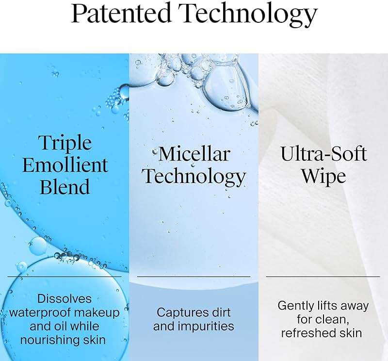 Neutrogena Makeup Remover Micellar Wipes for Face Daily Gently Removes Oil Dirt and Waterproof Makeup in a Simple Fully Plant-Based Cloth, 2 pack of 25 ct - Image 7