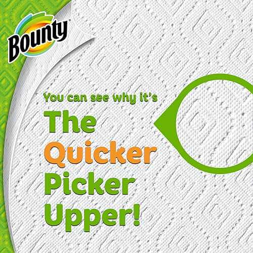 Bounty Select-A-Size Paper Towels, White, Giant Roll, 8 Rolls (Pack of 1) - Image 4