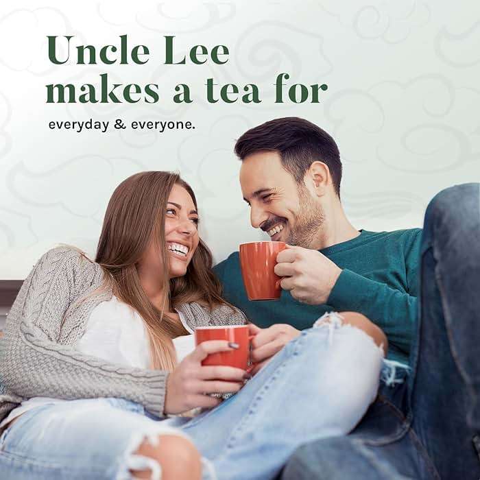 Uncle Lee's Organic Green Tea Bags 2-Pack, 106-Count Super Packs – Bright & Refreshing, Lightly Caffeinated Bulk Tea for Home, Office, Camping - Image 4