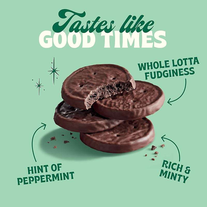 Back to Nature Fudge Mint Cookies, Plant-Based, Non-GMO, Made with Wheat Flour, Snack Happy, 5.5 oz Box - Image 3