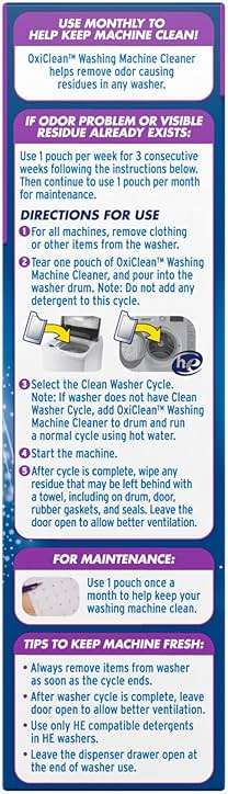 OxiClean Washing Machine Cleaner with Odor Blasters, 4 Count - Image 10