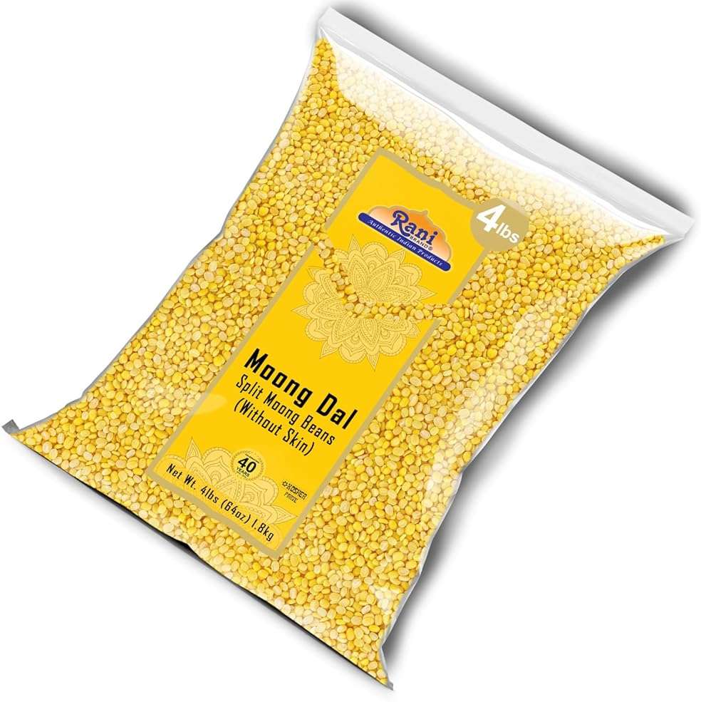 Rani Moong Dal (Split Mung Beans Without Skin) Lentils Indian 64oz (4lbs) 1.81kg Bulk ~ All Natural | Gluten Friendly | Non-GMO | Kosher | Vegan | Indian Origin - Image 9