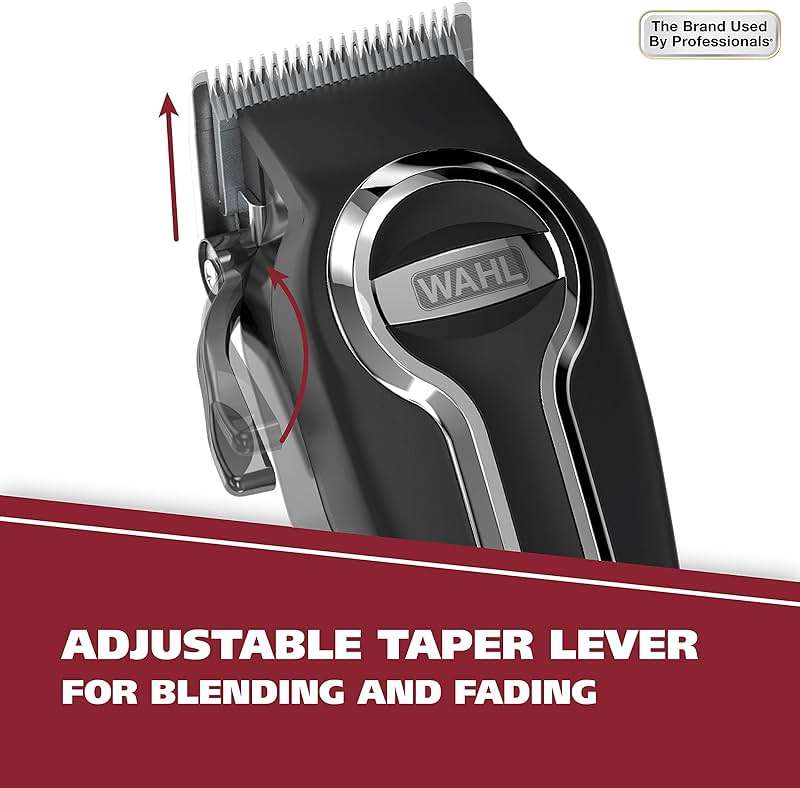 Wahl USA Elite Pro High-Performance Corded Home Haircut & Grooming Kit for Men – Electric Hair Clipper – Model 3029684 - Image 4