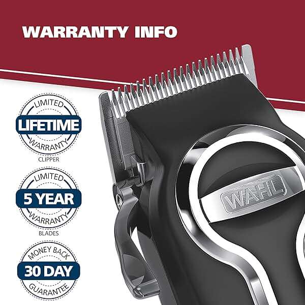 Wahl USA Elite Pro High-Performance Corded Home Haircut & Grooming Kit for Men – Electric Hair Clipper – Model 3029684 - Image 8