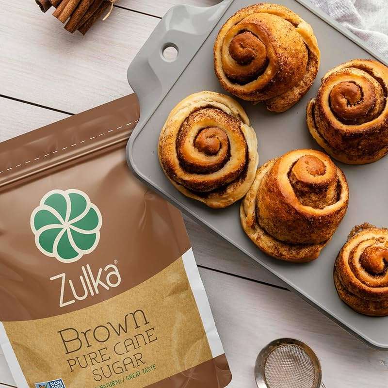 Zulka Brown Pure Cane Sugar, 1 Lb - All-Natural, Non-GMO, Certified Vegan, Bone-Char Free & Kosher Pareve - Image 6