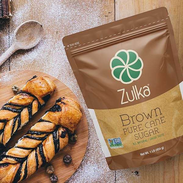 Zulka Brown Pure Cane Sugar, 1 Lb - All-Natural, Non-GMO, Certified Vegan, Bone-Char Free & Kosher Pareve - Image 7