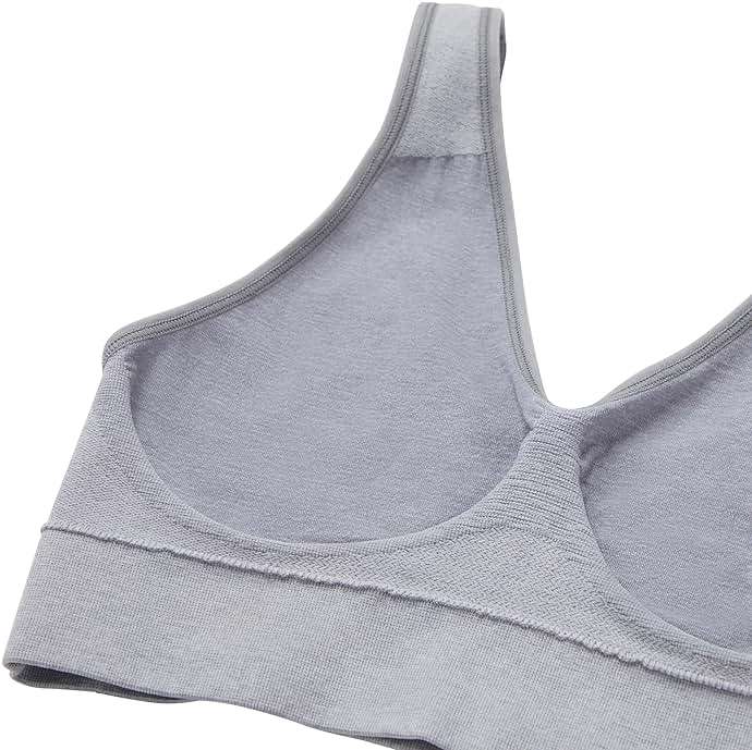 Hanes Women's Cozy Wireless Bra, Full-Coverage Pullover Bra, Seamless T-Shirt Bra - Image 5