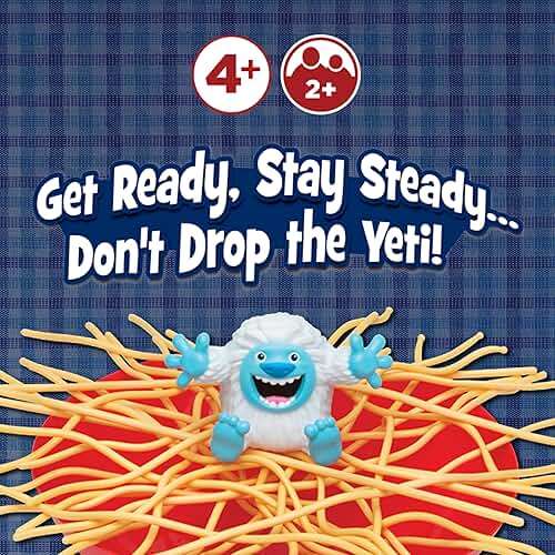 Yeti in My Spaghetti Board Game – Kids Games, Family Game, Multi-Player, Board Games for Family Night, Preschool Toys, Hand-Eye-Coordination Game, Don’t Drop Yeti, Ages 4+ - Image 3