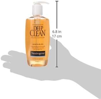 Neutrogena Deep Clean Daily Facial Cleanser with Beta Hydroxy Acid for Normal to Oily Skin, Alcohol-Free, Oil-Free & Non-Comedogenic, 6.7 fl. oz - Image 11