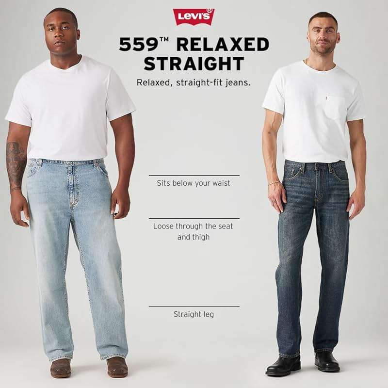 Levi's Men's 559 Relaxed Straight Jeans (Also Available in Big & Tall) - Image 4