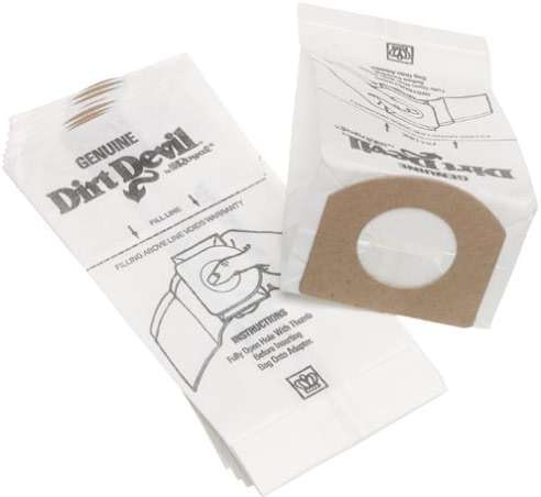 Dirt Devil Type G Handheld Vacuum Bags (6-Pack), 3010347001 - Image 1