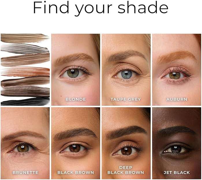 WUNDERBROW Eyebrow Gel, Waterproof, Smudgeproof, Long Lasting, Shade: Black/Brown, Vegan and Cruelty-Free - Image 3