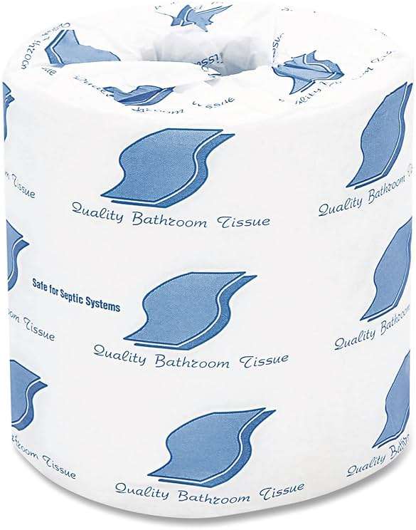 Bath Tissue, Septic Safe, 2-Ply, White, 420 Sheets/Roll, 96 Rolls/Carton - Image 1
