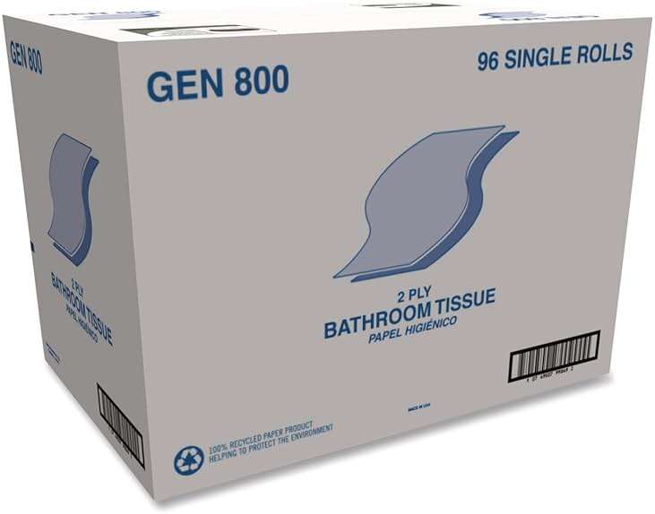 Bath Tissue, Septic Safe, 2-Ply, White, 420 Sheets/Roll, 96 Rolls/Carton - Image 4