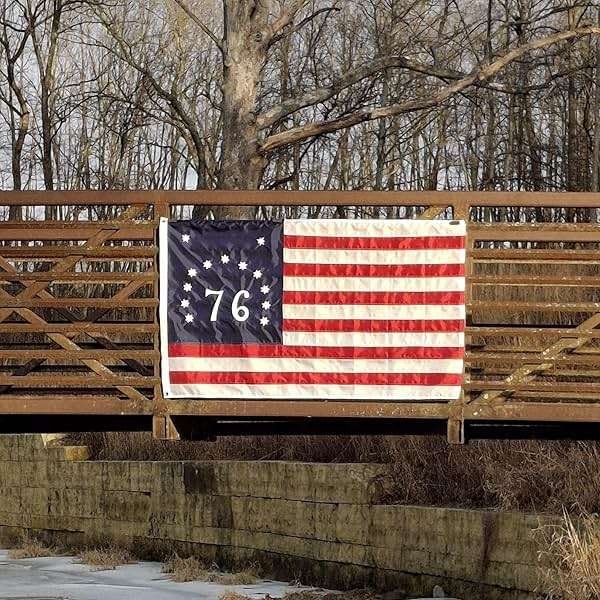 Bennington 3x5 Flag Made in USA - All Weather SolarMax Nylon 1776 American Flag with Sewn Stripes & Embroidered Stars - FMAA Certified, US Made - Image 2
