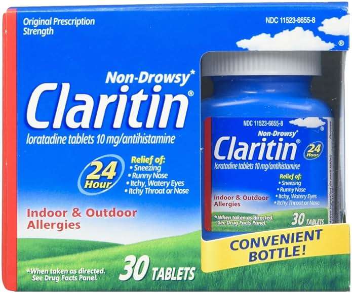Claritin, Non-drowsy, Indoor & Outdoor Allergies, Antihistamine - 30 Tablets. - Image 1