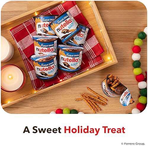 Nutella & GO! Chocolate Hazelnut Spread with Cocoa + Breadsticks, 24 Bulk Snack Packs, 1.8 oz Each - Image 3