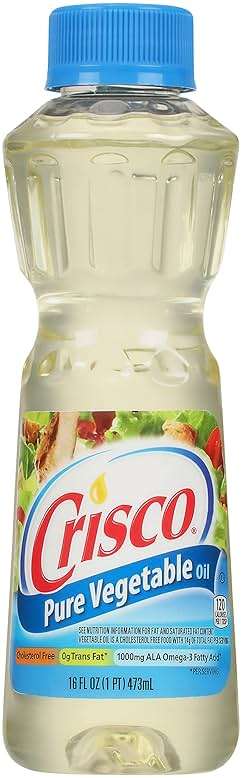 Crisco Pure Vegetable Oil, 16 Fluid Ounce - Image 1