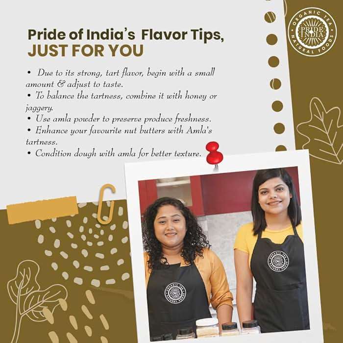 Pride of India – Amla Powder – Gourmet Spice – Tangy & Savory – Pure Indian Gooseberry Ground – Antioxidant Rich – GMO/Gluten Free – Easy to Use – 7 oz. Medium Dual Sifter Jar - Image 6