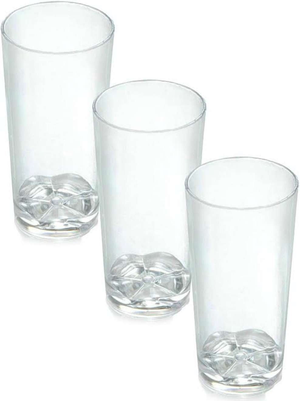 Zappy 52 Disposable Plastic Straight Wall Shooter Glasses 1.75 Oz Clear Tumblers - Tasting Sample Dessert Shooters Wine Beer Champagne Jello Cup Shot Glass Cups - Image 1