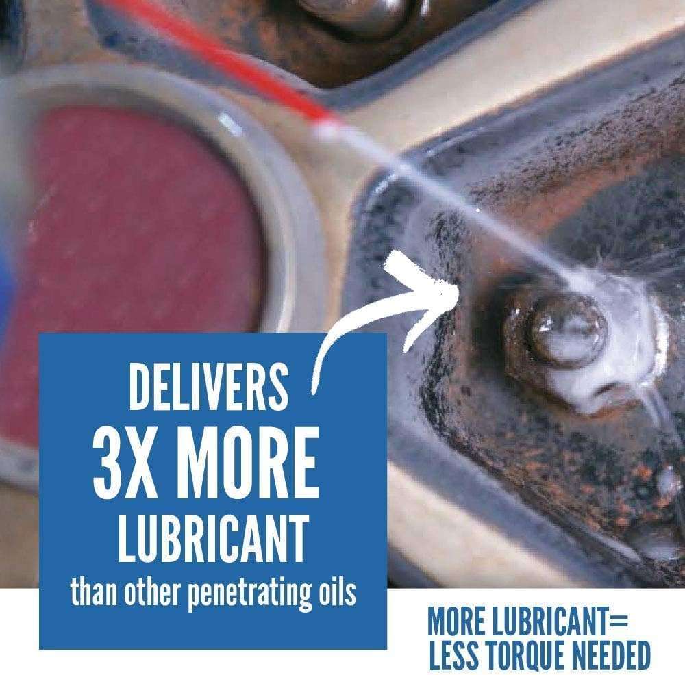 Free All Deep Penetrating Oil Rust Remover, Loosen Rusty Nuts & Bolts, Screws, Clamps, Pipes, 11 oz. Aerosol, 12 Pack - Image 3