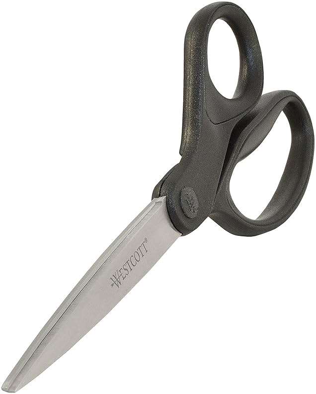 Westcott 16451 8-Inch KleenEarth Recycled Scissors For Office and Home, Black - Image 2