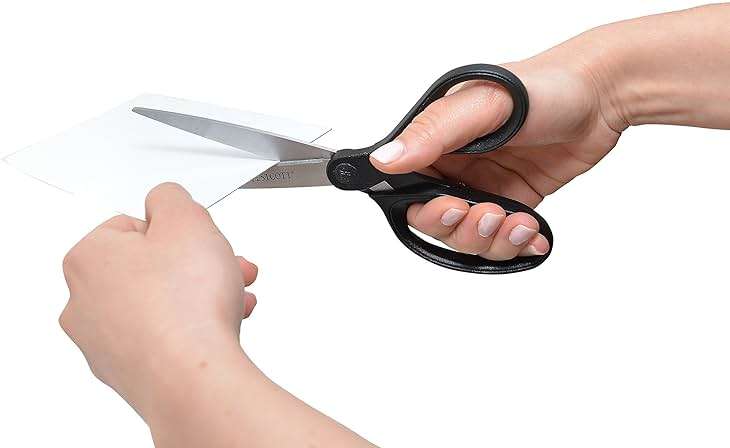 Westcott 16451 8-Inch KleenEarth Recycled Scissors For Office and Home, Black - Image 5