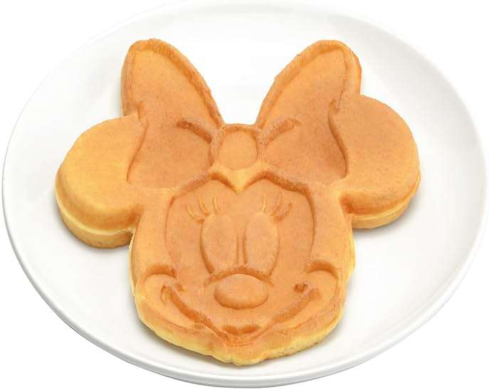Disney Minnie Mouse Waffle Maker by Select Brands - Nonstick Waffle Iron for Fun Minnie-Shaped Waffles - Disney Kitchen Gift - 800 Watts - Image 6