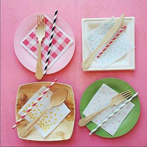 Susty Party 6-Inch Compostable Square Plates (50-Count), Sugarcane Heavy Duty Disposable Biodegradable Plate for Dessert, White - Image 9
