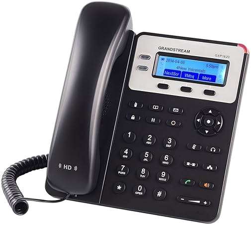 Grandstream GXP1620 IP Phone | 2 Lines, 2 SIP Accounts | 2.9-Inch LCD Display | Dual-Port 10/100 Ethernet - Image 1