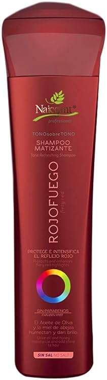 naissant Deep Red Hair Toning Shampoo | Ultra High-Purity Pigments | Deposits Vibrant Red Tone | Hyaluronic Acid, Collagen & Biotin | Paraben, Ammonia & Sulfate Free | 10.1 Fl. Oz - Image 1