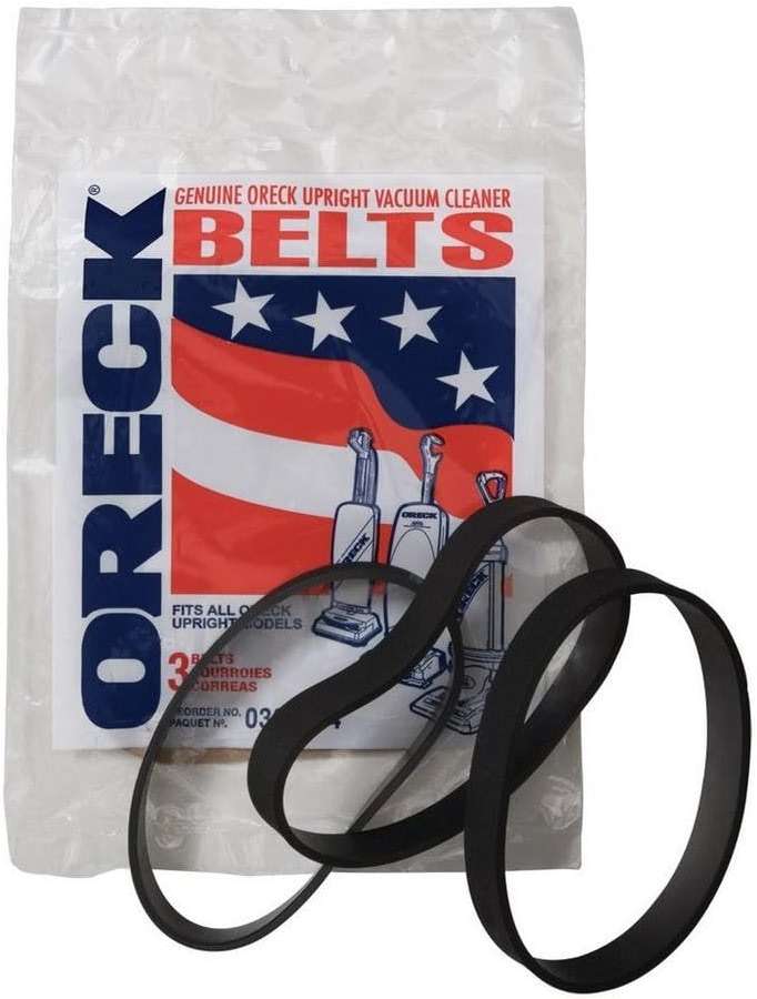 Oreck XL Series Upright Vacuum Cleaner Flat Belts 3 Pk Genuine Part # 75024-01 - Image 1
