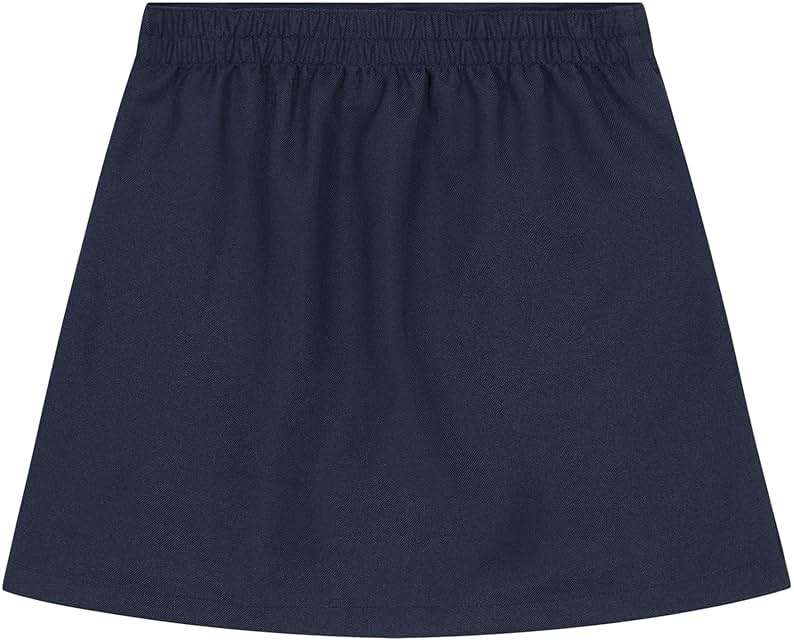 Nautica Girls' School Uniform Pleated Pull-on Scooter Skirt with Undershorts, Knit Waistband & Functional Pockets - Image 2