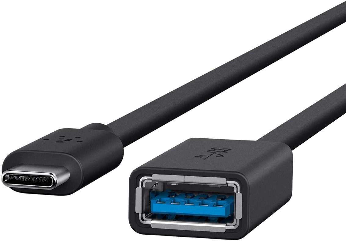 Belkin F2CU036btBLK USB-IF Certified 3.0 USB Type C (USB-C) to USB A Adapter, Compatible with USB-C Devices Including New MacBook and ChromeBook Pixel - Image 4