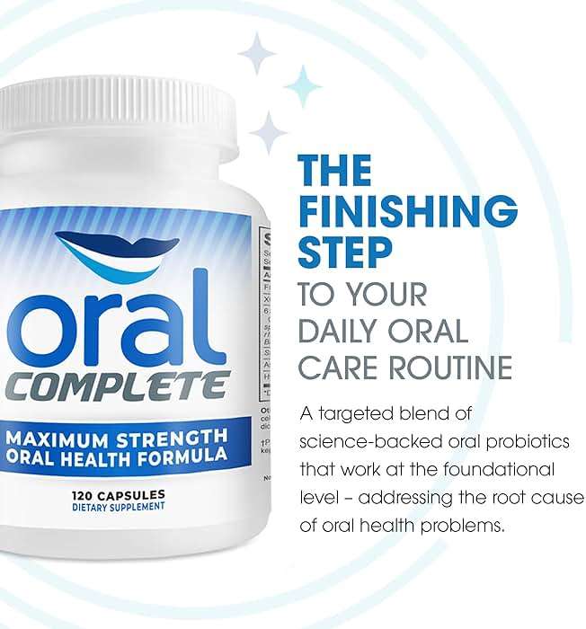 Oral Complete 11-in-1 Dental Probiotics, Bad Breath Treatment Halitosis Tonsil Stone with Non-GMO with BLIS K12, Ashwagandha and Collagen, 120 Capsules - Image 3