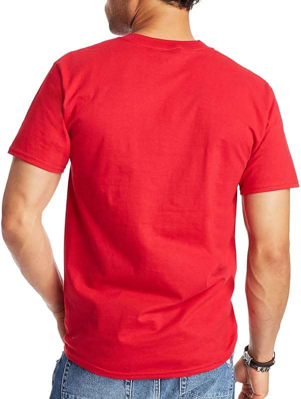 Hanes Men's Beefy-T T-Shirt, Heavyweight Cotton T-Shirts for Men, 1 or 2 Pack, Men's Tees (Tall - Image 2