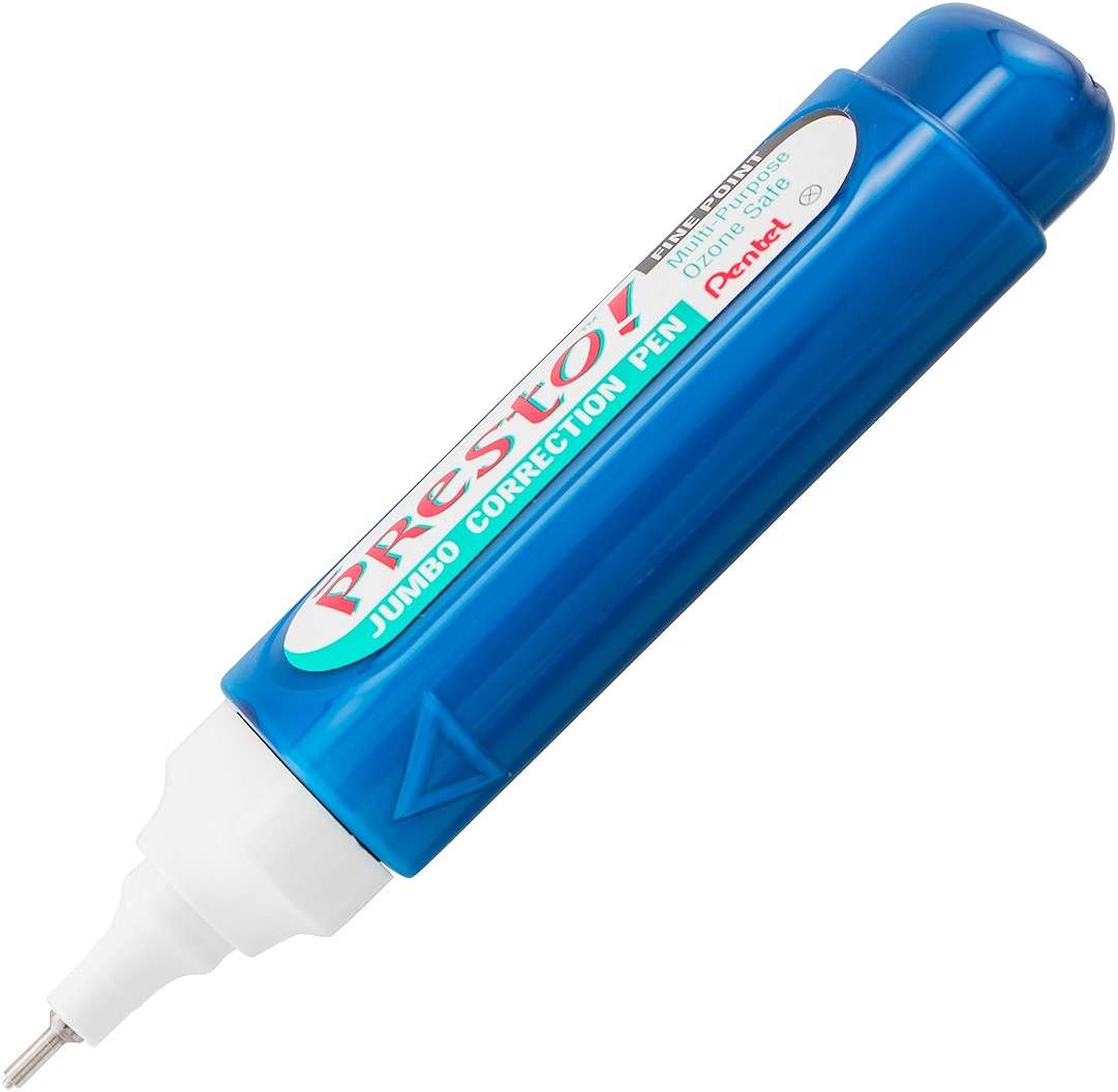 Pentel Presto Jumbo Correction Pen Fine Point, Metal Tip, 2-Packs (ZL31WBP2) - Image 3