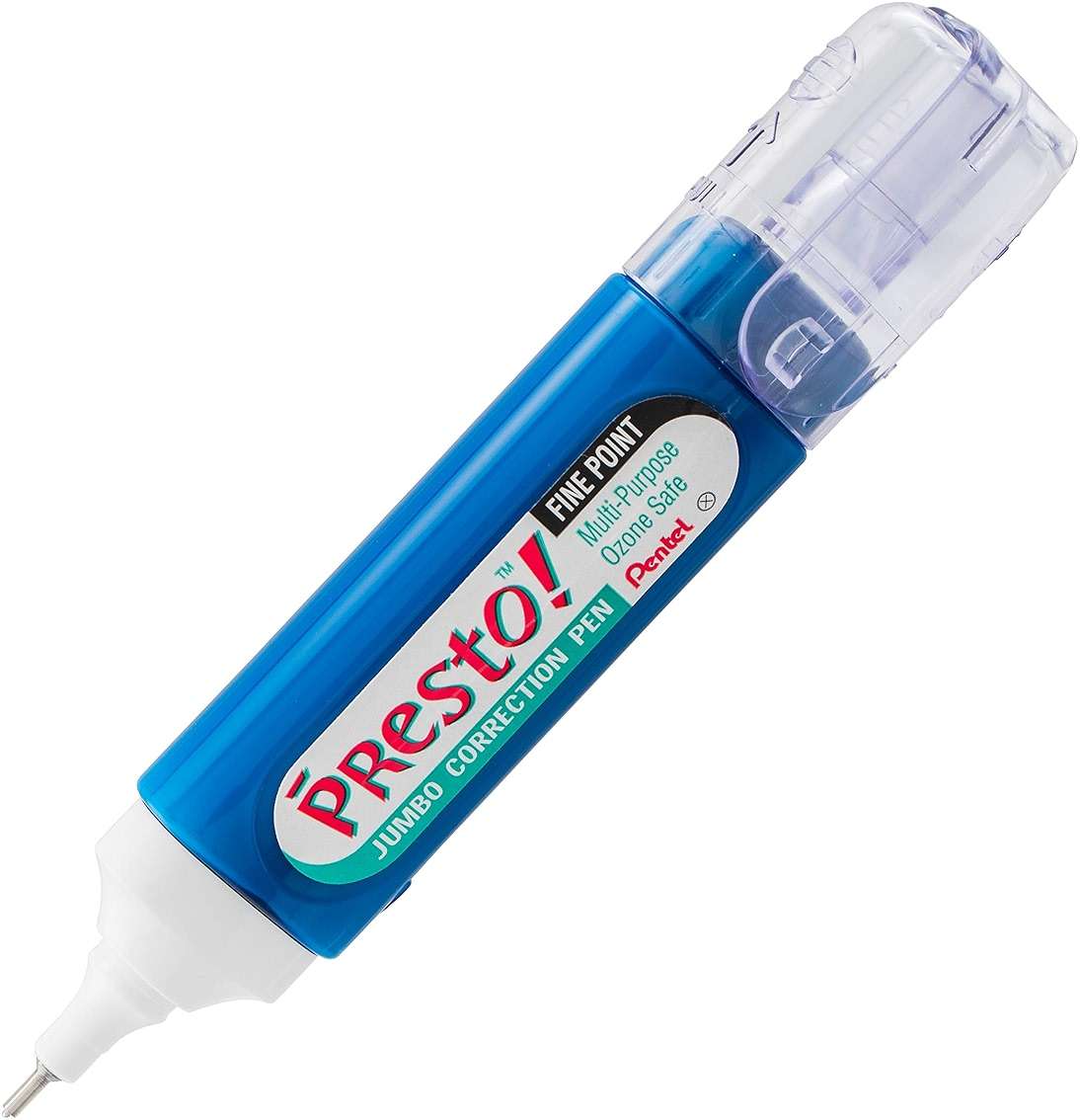 Pentel Presto Jumbo Correction Pen Fine Point, Metal Tip, 2-Packs (ZL31WBP2) - Image 4